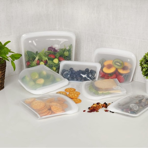 NIB- Honest Good 7 piece starter kit l.Self sealing reusable-No BPA,PVC,latex. - Picture 4 of 8